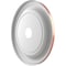 Ekena Millwork PVC Medallion (Canopies up to 13 1/2"), 22"OD x 3 1/2"ID x 1 1/2"P, Metallic Champagne Pink CMP22TRFCP - alternate 5